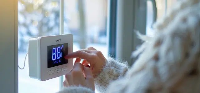 Comment convertir les niveaux de thermostat en température en degrés Celsius?